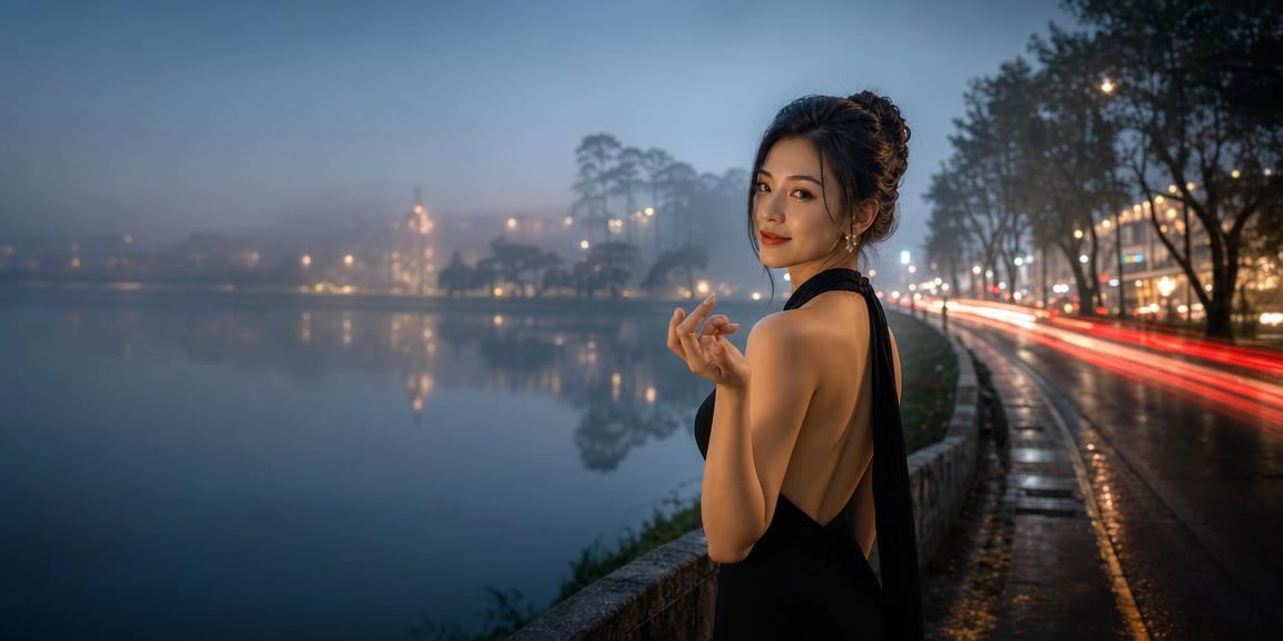 Màn hình neon hiển thị thông tin hoàn tiền và bonus tại Đà Lạt